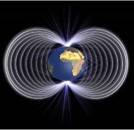Resultado de imagen de Anillos del campo magnético de la Tierra